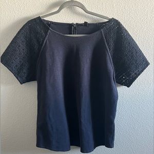 J Crew Women's Blue  Top Size L